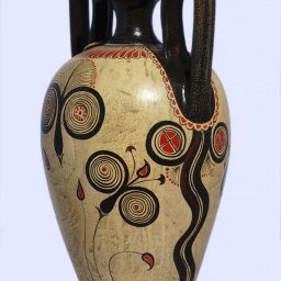 Late Minoan Amphora with papyrus decoration  2